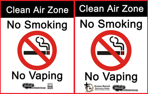 Gilchrist Tobacco Free Signs